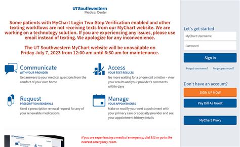 u t southwestern mychart login|ut southwestern sign in.